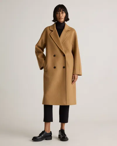 QUINCE WOMEN'S ITALIAN WOOL DOUBLE-BREASTED SLOUCH COAT