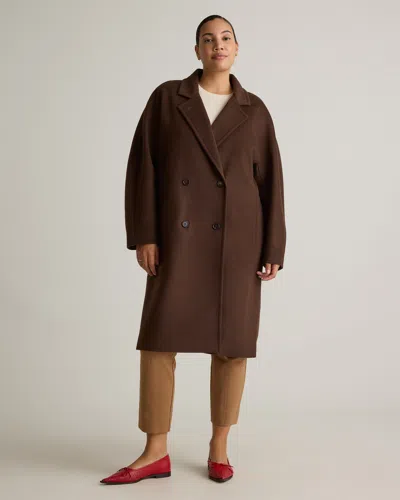 QUINCE WOMEN'S ITALIAN WOOL DOUBLE-BREASTED SLOUCH COAT