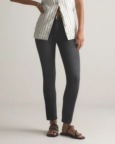 QUINCE WOMEN'S LUNA STRETCH SLIM STRAIGHT JEANS