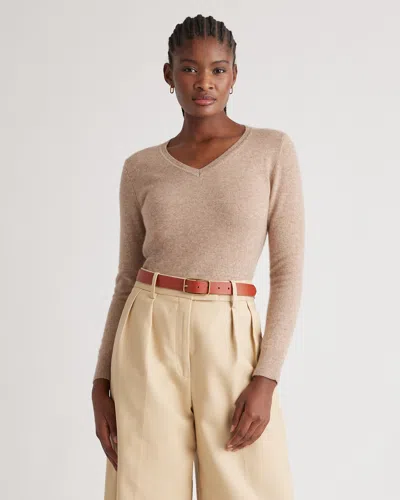 QUINCE WOMEN'S MONGOLIAN CASHMERE V-NECK SWEATER