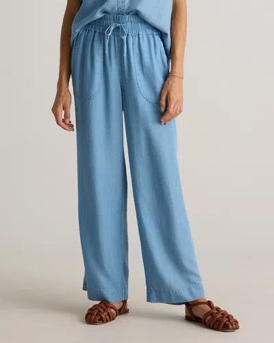 QUINCE WOMEN'S PULL-ON TENCEL CHAMBRAY PANTS