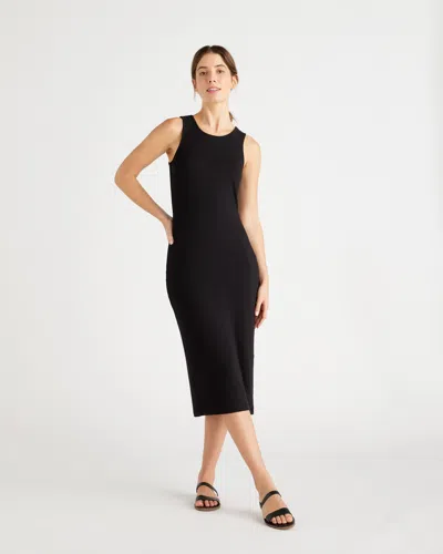 QUINCE WOMEN'S RIB KNIT DRESS