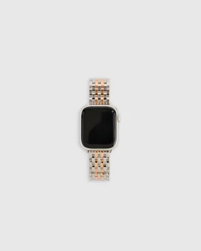 QUINCE WOMEN'S STAINLESS STEEL BRACELET APPLE WATCH BAND