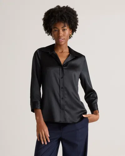 QUINCE WOMEN'S THREE-QUARTER SLEEVE SHIRT