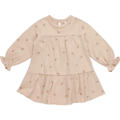 QUINCY MAE QUINCY MAE KIDS' TIERED ORGANIC COTTON JERSEY DRESS