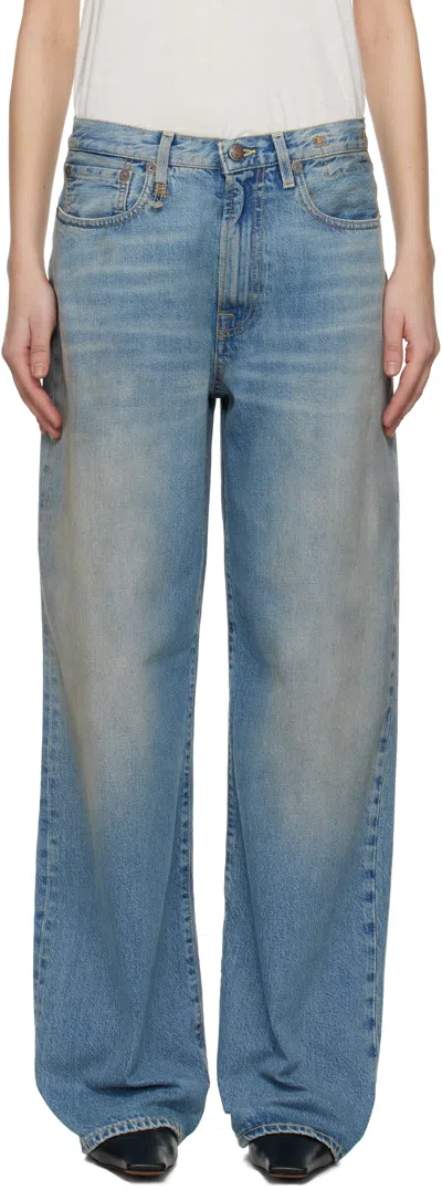 R13 BLUE D'ARCY LOOSE JEANS