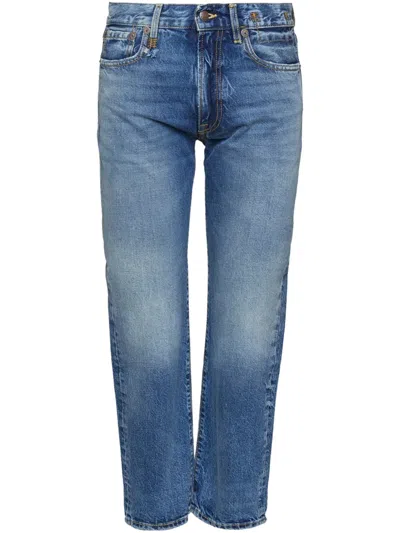 R13 CROPPED STRAIGHT JEANS