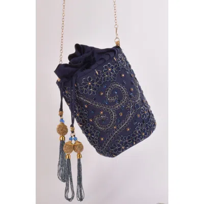 RAAS RAAS RAVINA EMBROIDERED BUCKET BAG