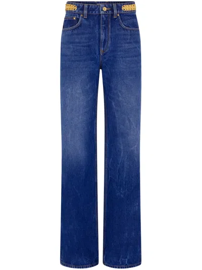 RABANNE BOYFRIEND JEANS WITH CHARM DETAIL