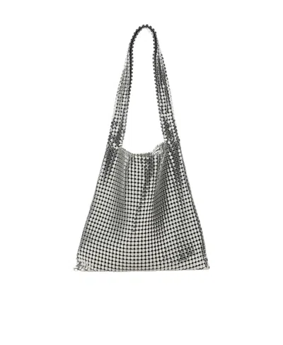 RABANNE PACO RABANNE CHAINMAIL DETAIL TOP HANDLE BAG