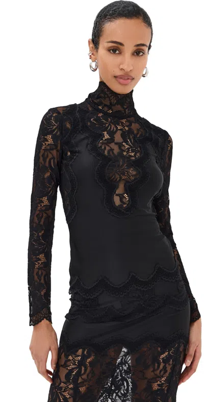 RABANNE HAUT BLOUSE BLACK