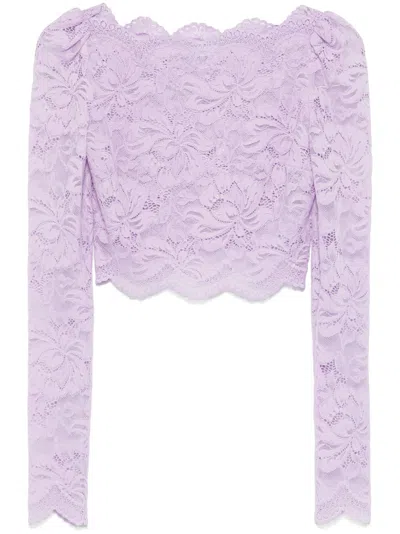 RABANNE LACE CROP TOP