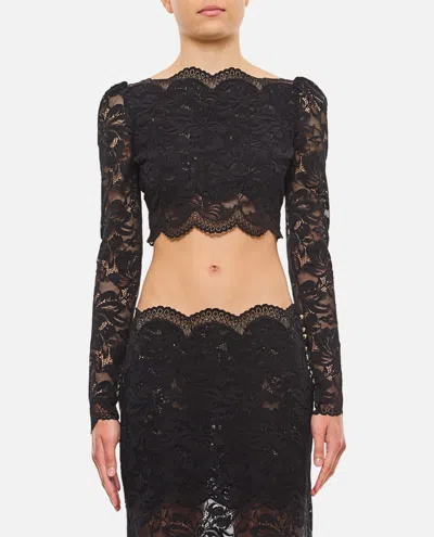 RABANNE LACE LONG SLEEVE TOP