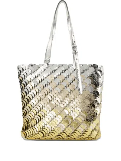 RABANNE METALLIC CHAINMAIL TOTE BAG
