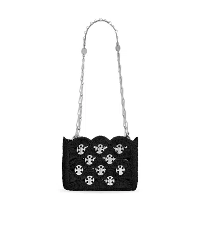 RABANNE PACO RABANNE SPARKLE DISC-LINK DETAILED SHOULDER BAG