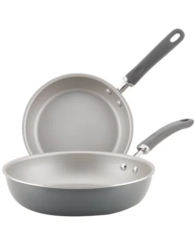 RACHAEL RAY RACHAEL RAY CREATE DELICIOUS ALUMINUM NONSTICK SKILLET TWIN PACK