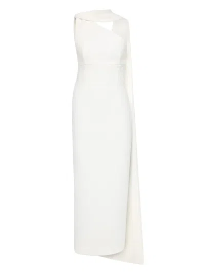 RACHEL GILBERT CLARA ASYMMETRIC-DETAIL MIDI DRESS