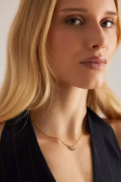 RACHEL JACKSON RACHEL JACKSON GOLD-PLATED MINI RISING SUN NECKLACE