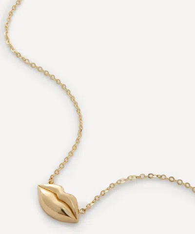 RACHEL QUINN RACHEL QUINN 14CT GOLD SWEET LIPS PENDANT NECKLACE