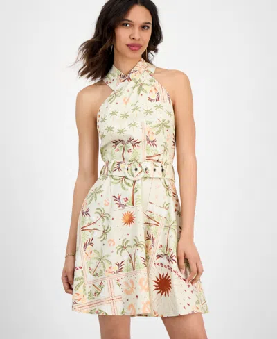 RACHEL RACHEL ROY WOMEN'S JOANNA MINI BELTED A-LINE DRESS