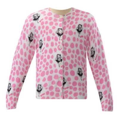 RACHEL RILEY RACHEL RILEY ELOISE DOT PRINTED CARDIGAN