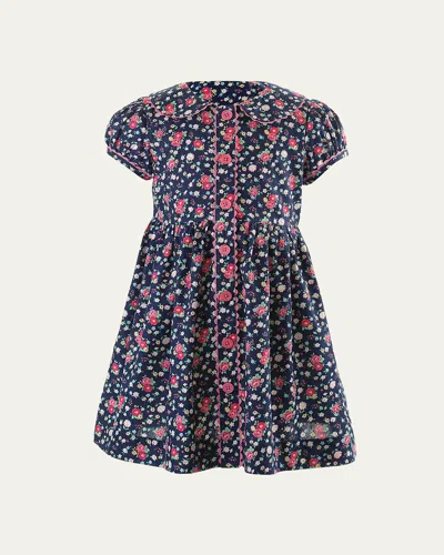 RACHEL RILEY GIRL'S FLORAL-BUTTON DOWN DRESS