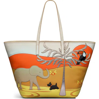 RADLEY RADLEY ON SAFARI LARGE ZIP TOP TOTE BAG
