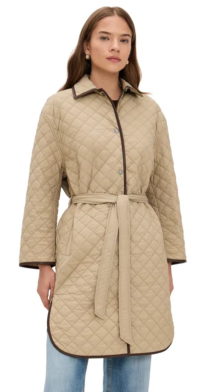 RAG & BONE KELLY QUILTED JACKET TAN
