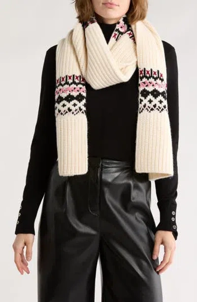 RAG & BONE RAG & BONE LEIGH FAIR ISLE WOOL BLEND SCARF