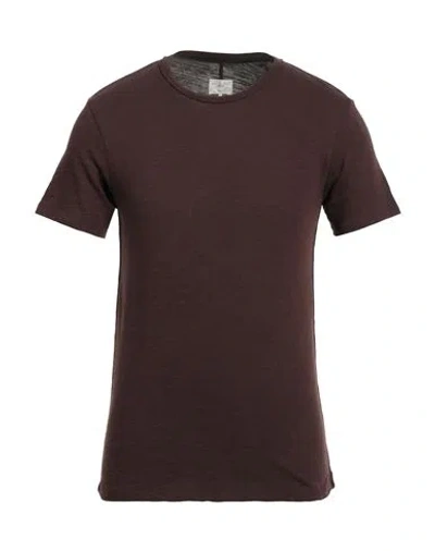 RAG & BONE RAG & BONE MAN T-SHIRT COCOA SIZE XS COTTON