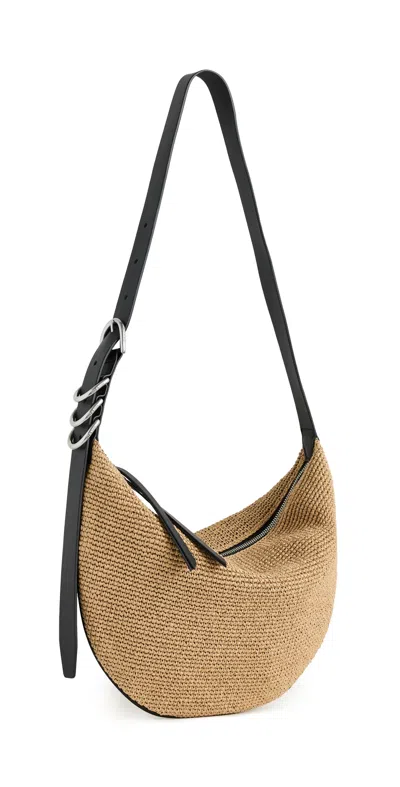 RAG & BONE MERCER MEDIUM HOBO BAG NATURAL
