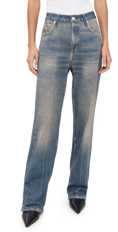 RAG & BONE MIRAMAR TERRY SHEA STRAIGHT PANTS RYDER
