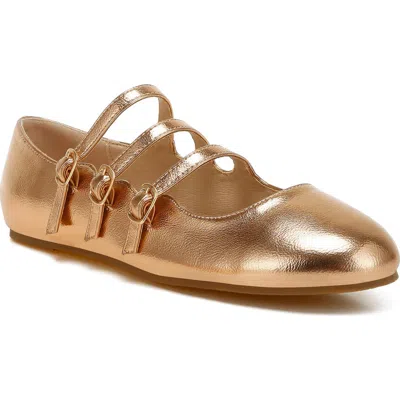 RAG & CO RAG & CO MACARINA TRIPLE STRAP MARY JANE FLAT