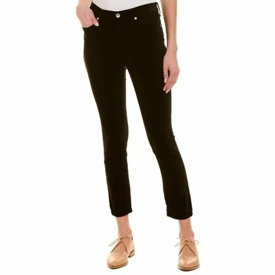RAG & BONE ANKLE CROP STRETCH SKINNY JEANS IN BLACK