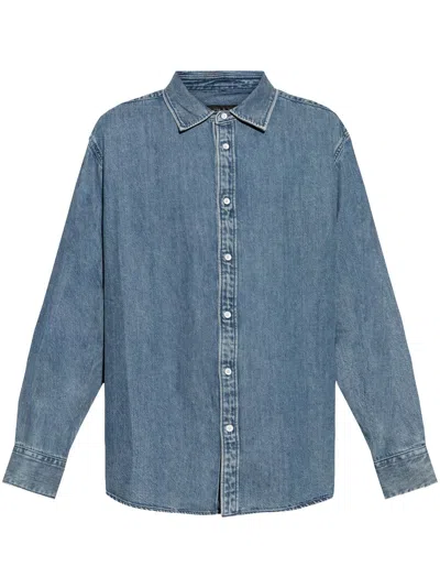 RAG & BONE BUTTON-UP DENIM SHIRT