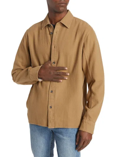 RAG & BONE RAG & BONE MEN'S AUSTIN BUTTON-FRONT RELAXED-FIT OVERSHIRT