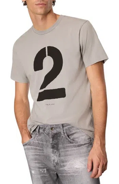 RAG & BONE RAG & BONE NUMBER TWO GRAPHIC T-SHIRT