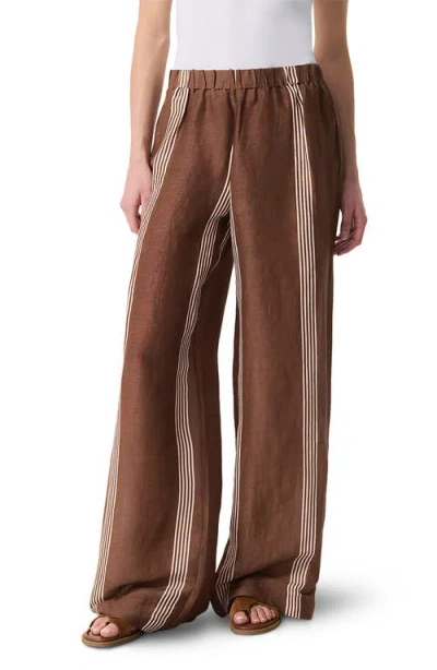 RAG & BONE RAG & BONE OLIVIA STRIPE LINEN & SILK PANTS