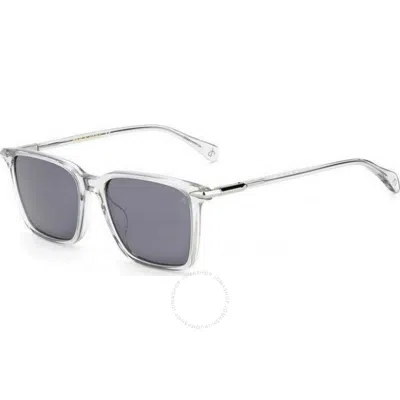 RAG & BONE RAG AND BONE POLARIZED GREY SQUARE MEN'S SUNGLASSES RNB5028/G/S 063M/M9 55
