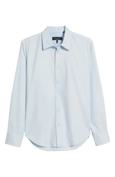 RAG & BONE RAG & BONE TOMLIN COTTON DOBBY BUTTON-UP SHIRT