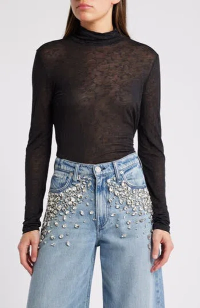 RAG & BONE RAG & BONE VALENCIA FLORAL TURTLENECK TOP