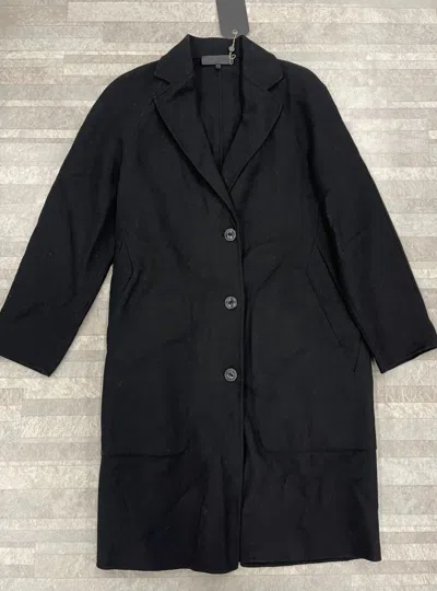 RAG & BONE RAG & BONE WOOL BLEND COAT IN BLACK SIZE: SMALL