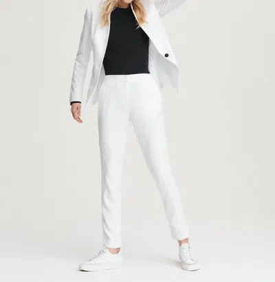RAG & BONE WINDSOR PANTS IN WHITE JAPANESE CREPE