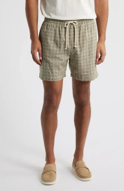 RAILS RAILS ARIES LINEN BLEND DRAWSTRING SHORTS