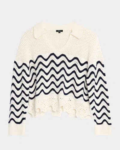 RAILS LOUISE CROCHET SWEATER