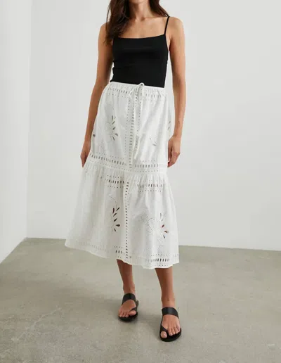 RAILS PRINA SKIRT IN WHITE