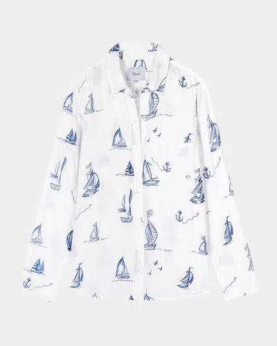 RAILS SAILBOATS KATHRYN BUTTON-FRONT SHIRT