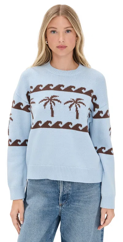 RAILS ZOEY SWEATER PALM STRIPE