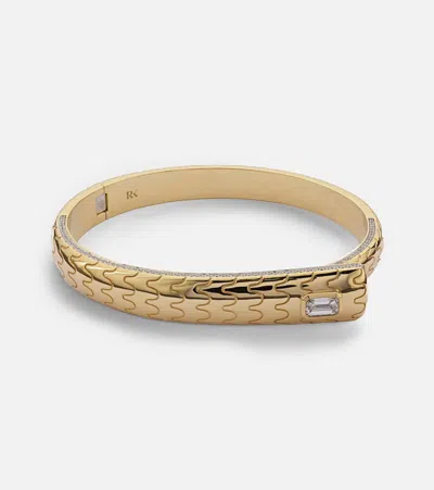 RAINBOW K PRESTIGE 18KT GOLD BANGLE WITH DIAMONDS