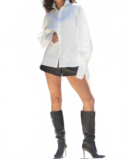 RAINMENT WOMEN'S KOFFEE BLOUSE IN WHITE